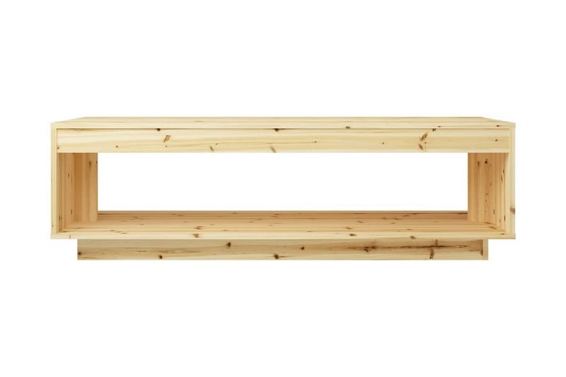 Soffbord 110x50x33,5 cm massivt granträ - Brun - Möbler - Bord