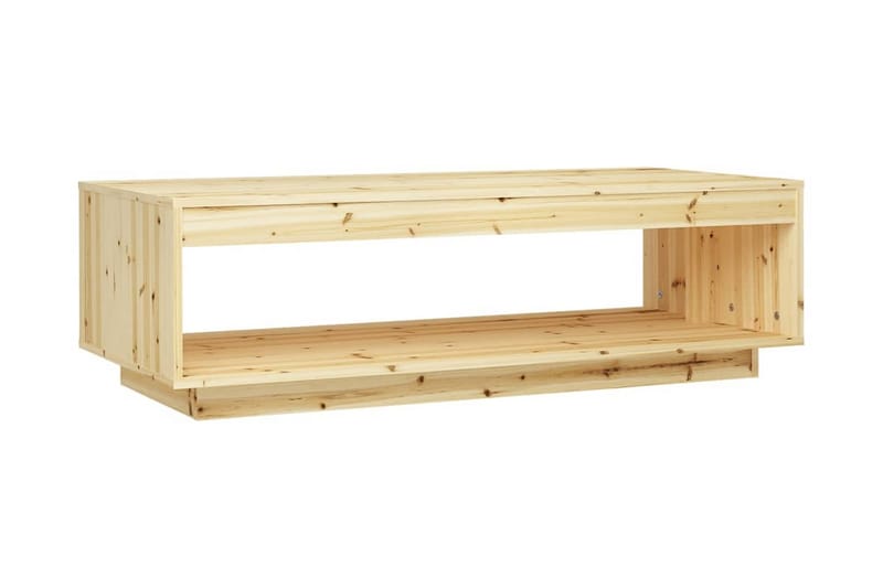 Soffbord 110x50x33,5 cm massivt granträ - Brun - Möbler - Bord