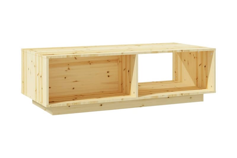 Soffbord 110x50x33,5 cm massivt granträ - Brun - Möbler - Bord