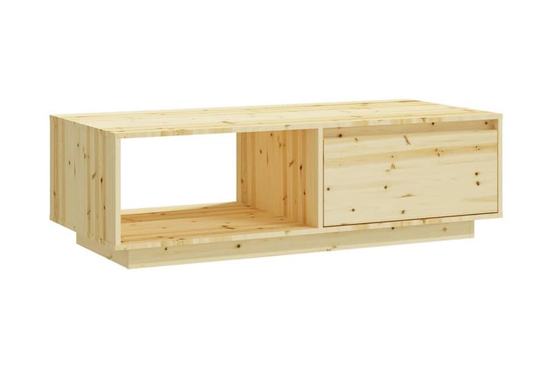 Soffbord 110x50x33,5 cm massivt granträ - Brun - Möbler - Bord