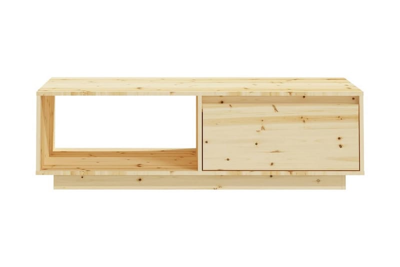 Soffbord 110x50x33,5 cm massivt granträ - Brun - Möbler - Bord