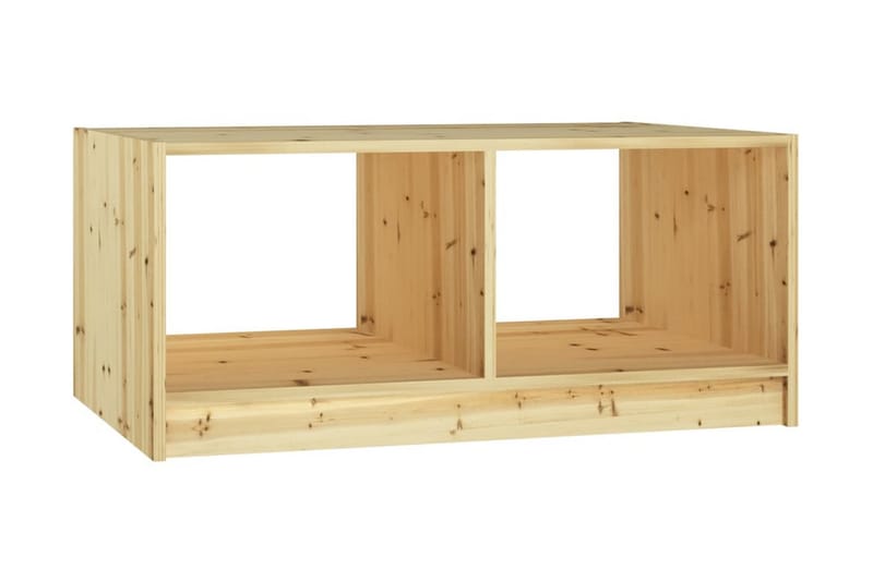 Soffbord 75x50x33,5 cm massivt granträ - Brun - Möbler - Bord