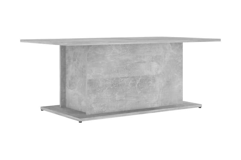 Soffbord betonggrå 102x55,5x40 cm spånskiva - Grå - Möbler - Bord