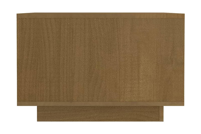 Soffbord honungbrun 50x50x33,5 cm massiv furu - Brun - Möbler - Bord