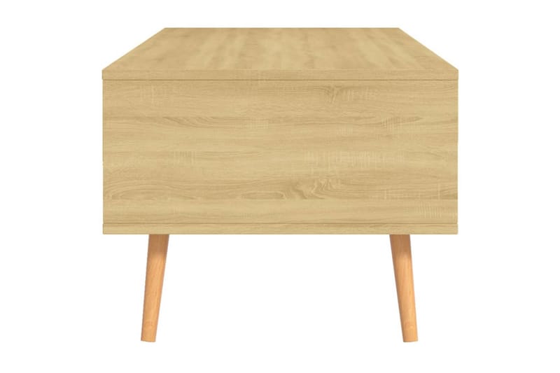 Soffbord sonoma-ek 100x49,5x43 cm spånskiva - Brun - Möbler - Bord