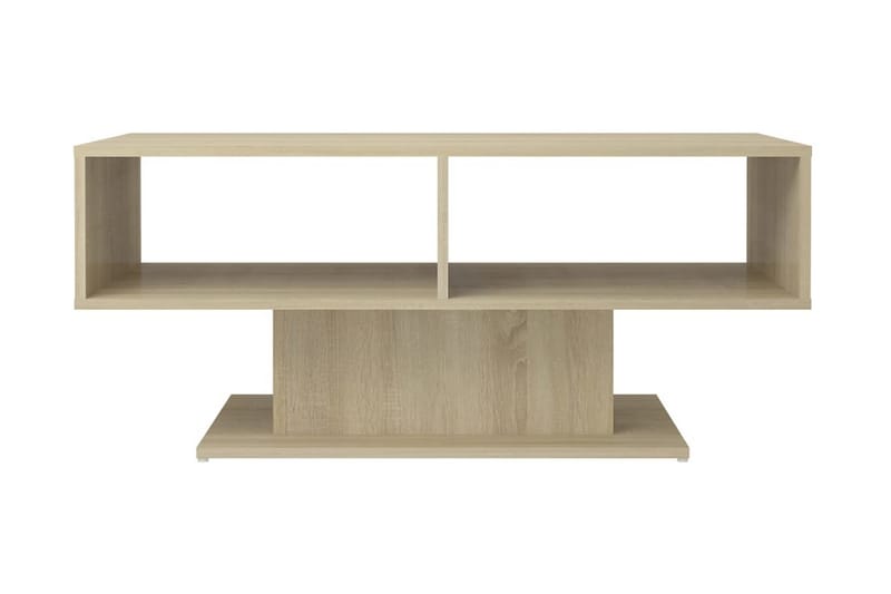 Soffbord sonoma-ek 103,5x50x44,5 cm spånskiva - Brun - Möbler - Bord