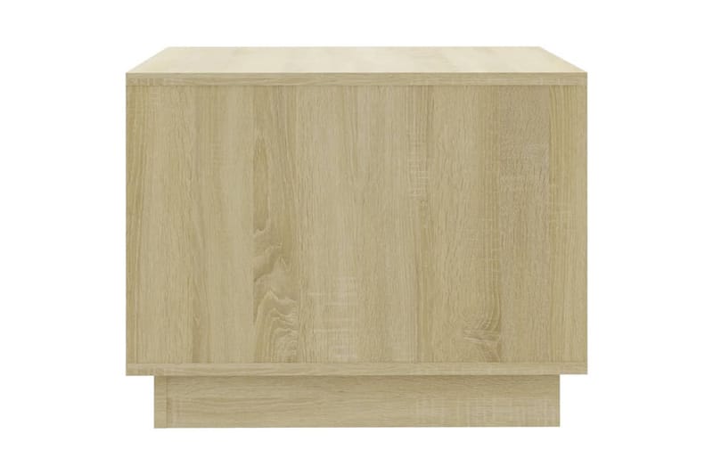 Soffbord sonoma-ek 55x55x43 cm spånskiva - Brun - Möbler - Bord