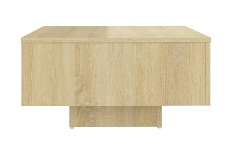 Soffbord sonoma-ek 60x60x31,5 cm spånskiva - Brun - Möbler - Bord