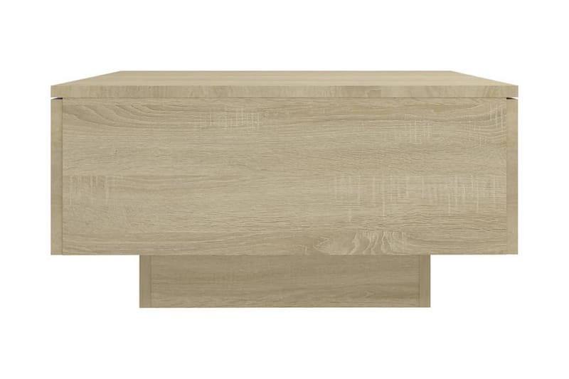 Soffbord sonoma-ek 90x60x31 cm spånskiva - Brun - Möbler - Bord