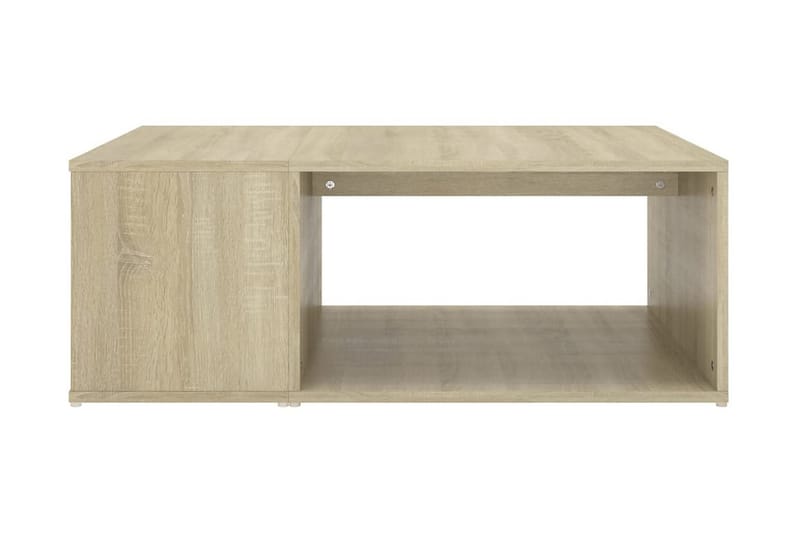 Soffbord sonoma-ek 90x67x33 cm spånskiva - Brun - Möbler - Bord