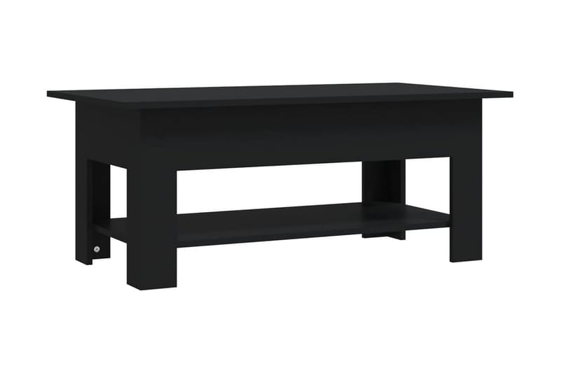 Soffbord svart 102x55x42 cm spånskiva - Svart - Möbler - Bord