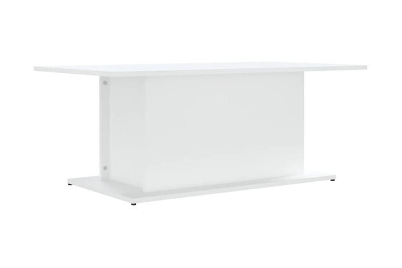 Soffbord vit 102x55,5x40 cm spånskiva - Vit - Möbler - Bord