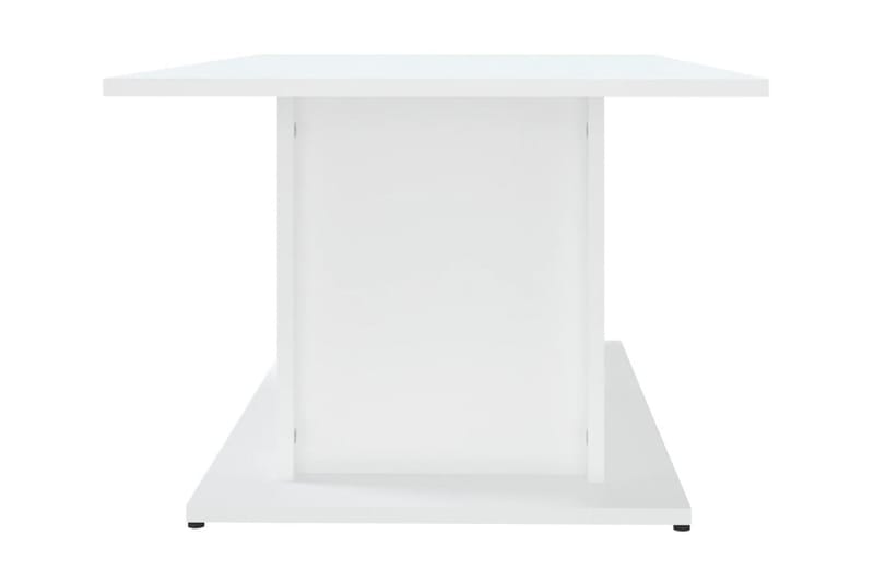 Soffbord vit 102x55,5x40 cm spånskiva - Vit - Möbler - Bord