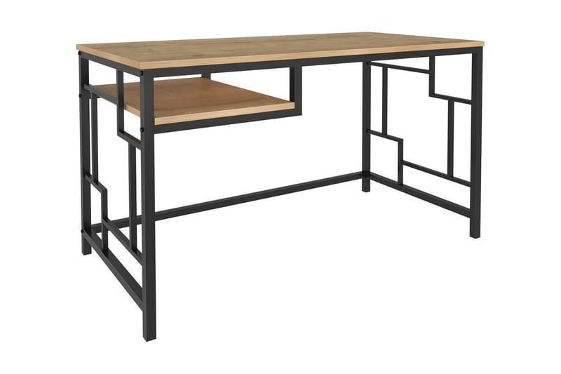 TOFOL Skrivbord 60x74,8x120 cm Svart - Möbler - Bord