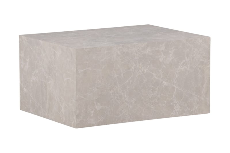 York High Travertin Soffbord 80x60x40 cm - Beige - Möbler - Bord