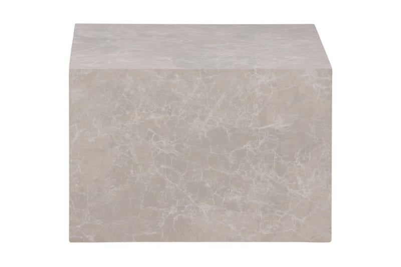 York High Travertin Soffbord 80x60x40 cm - Beige - Möbler - Bord