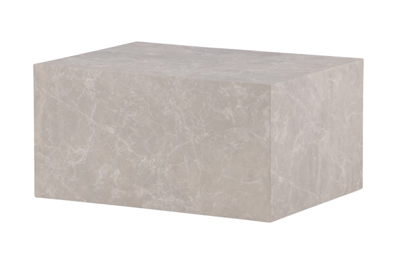 York High Travertin Soffbord 80x60x40 cm - Beige - Möbler - Bord