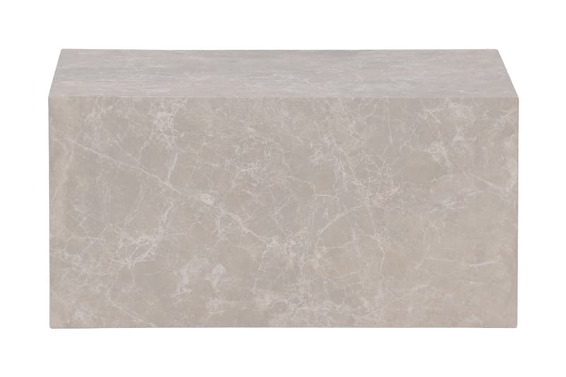 York Travertin Soffbord 80x60x40 cm - Beige - Möbler - Bord