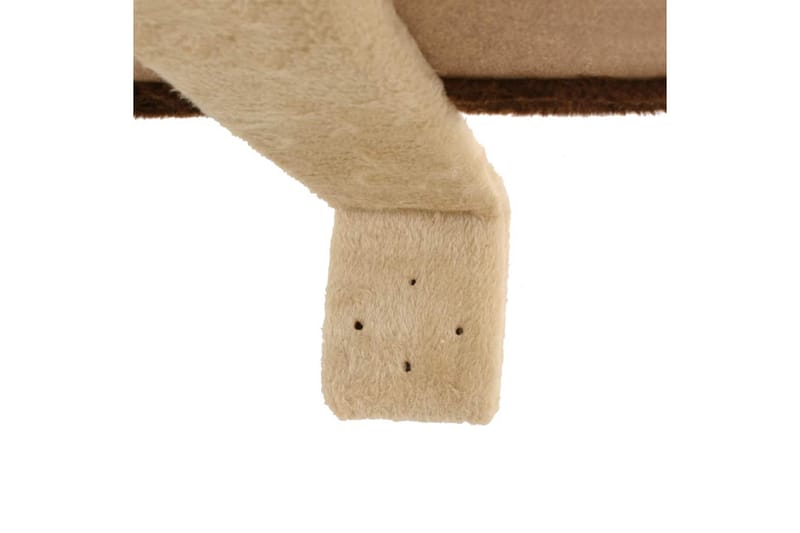 Katträd väggmonterat med klöspelare i sisal 194 cm beige & b - Flerfärgad - Möbler - Husdjursmöbler - Kattmöbler - Klösträd & klösmöbler