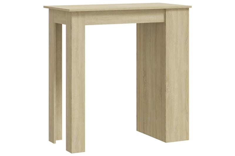 Barbord med förvaringshyllor sonoma-ek 102x50x103,5cm spånsk - Beige - Möbler - Matplats - Barmöbler - Barbord