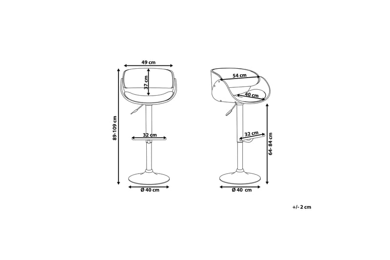 BAKU Barstol 49 cm - Barstolar