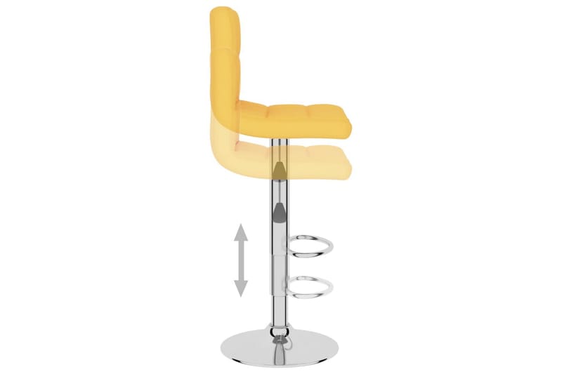 Barstolar 2 st senapsgul tyg - Gul - Möbler - Matplats - Barmöbler - Barstolar