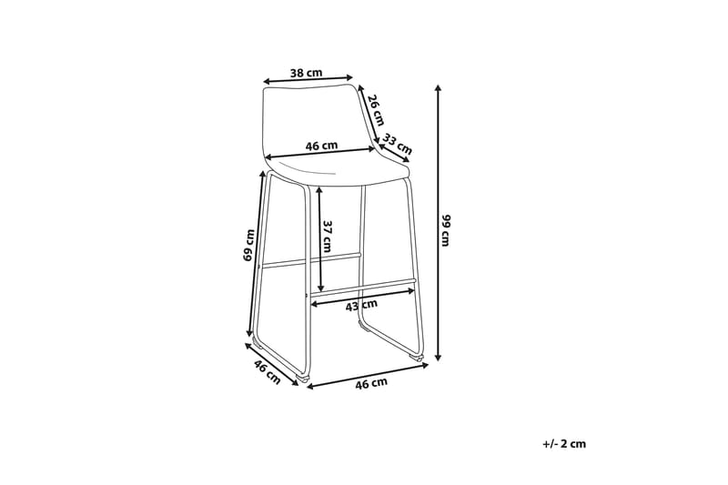 FRANKS Barstol 46 cm - Möbler - Matplats - Barmöbler - Barstolar