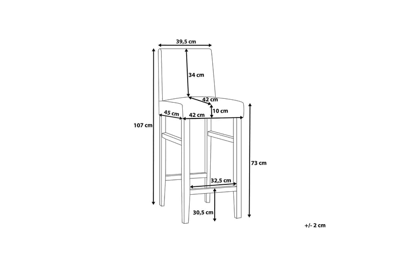 MADISON Barstol 42 cm - Möbler - Matplats - Barmöbler - Barstolar