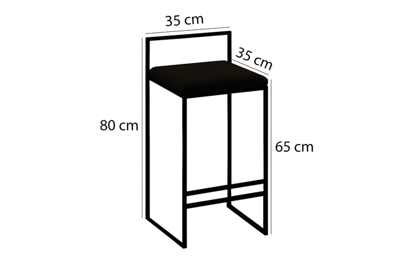 RUELAS Barstol Grå - Möbler - Matplats - Barmöbler - Barstolar