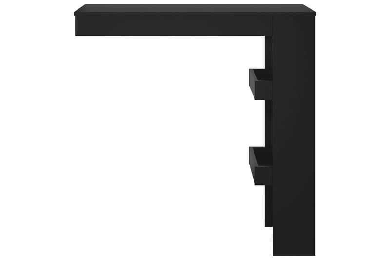 beBasic Barbord väggmonterat svart 102x45x103,5 cm konstruerat trä - Möbler - Matplats - Barmöbler - Barbord