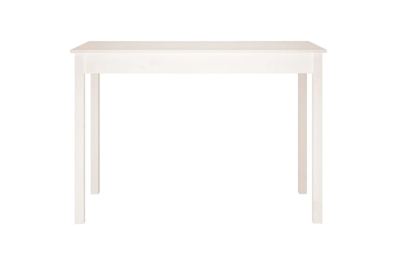 beBasic Matbord vit 110x55x75 cm massivt furuträ - Möbler - Matplats - Matbord & köksbord