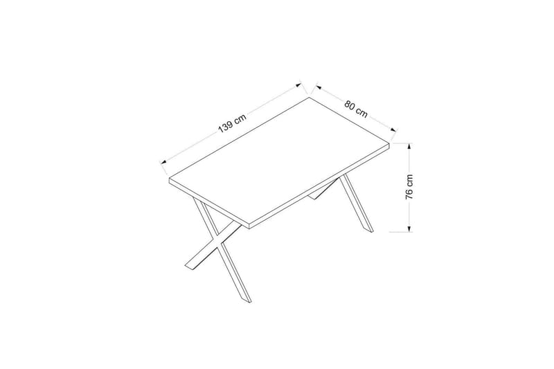 Brayn Matbord 139 cm Rektangulär Ek - Möbler - Matplats - Matbord & köksbord