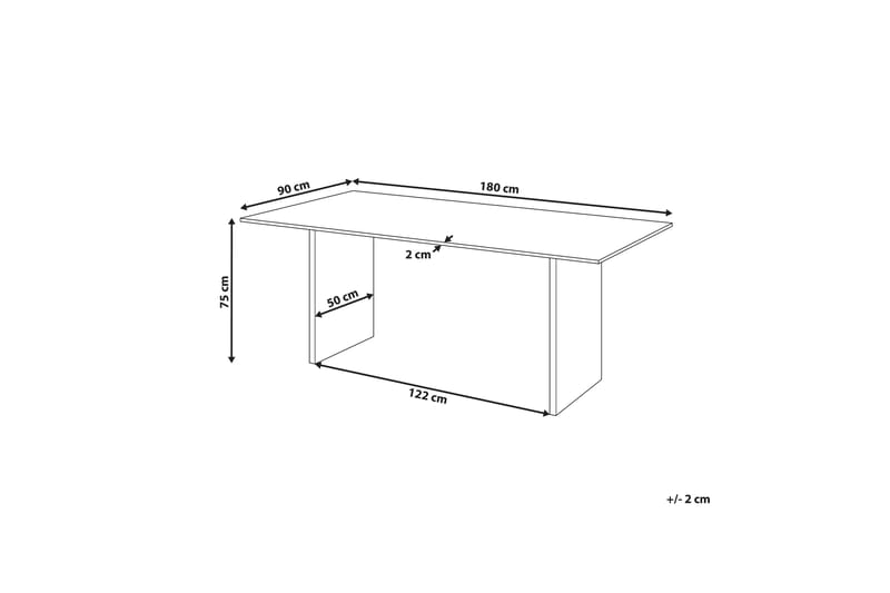 Fyrsil Matbord 90 cm Rektangulär - Ljust trä - Möbler - Matplats - Matbord & köksbord