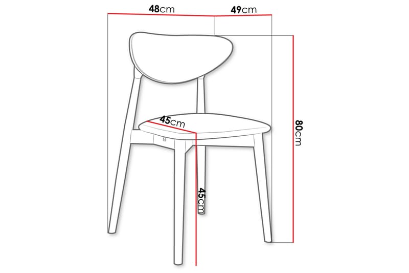 Hilfiger Matstol - Blå/Svart - Möbler - Matplats - Matstol & köksstol