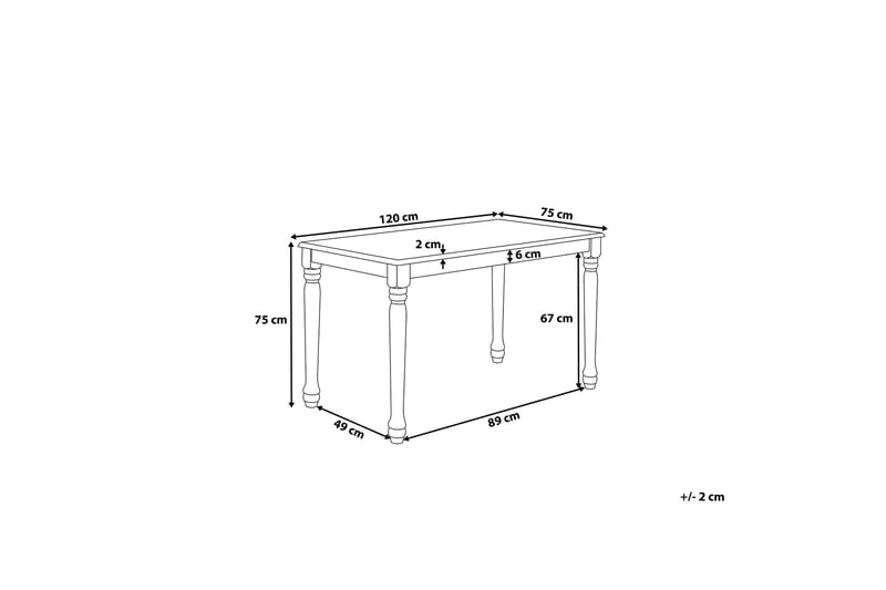 CARY Matbord 120 cm - Möbler - Matplats - Matbord & köksbord