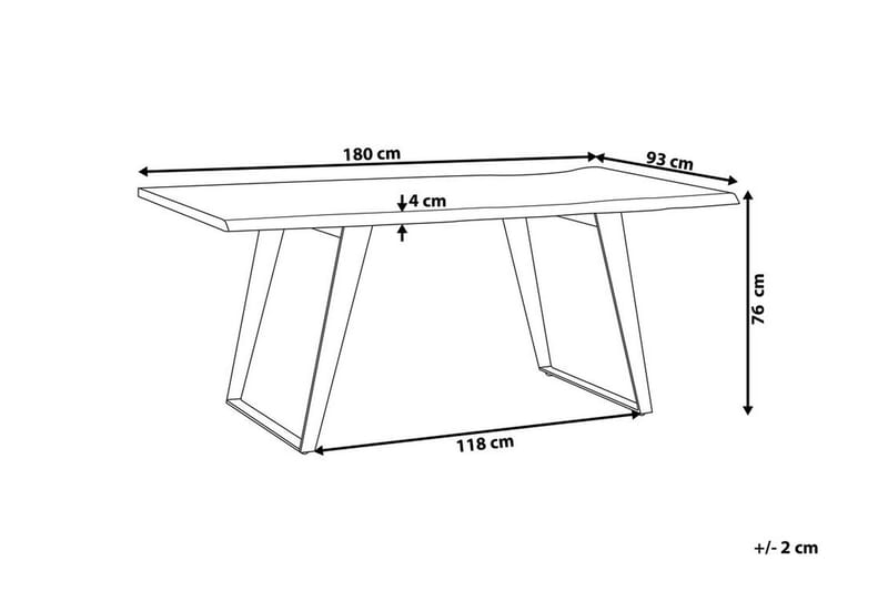 JAIPUR Matbord 180 cm - Möbler - Matplats - Matbord & köksbord