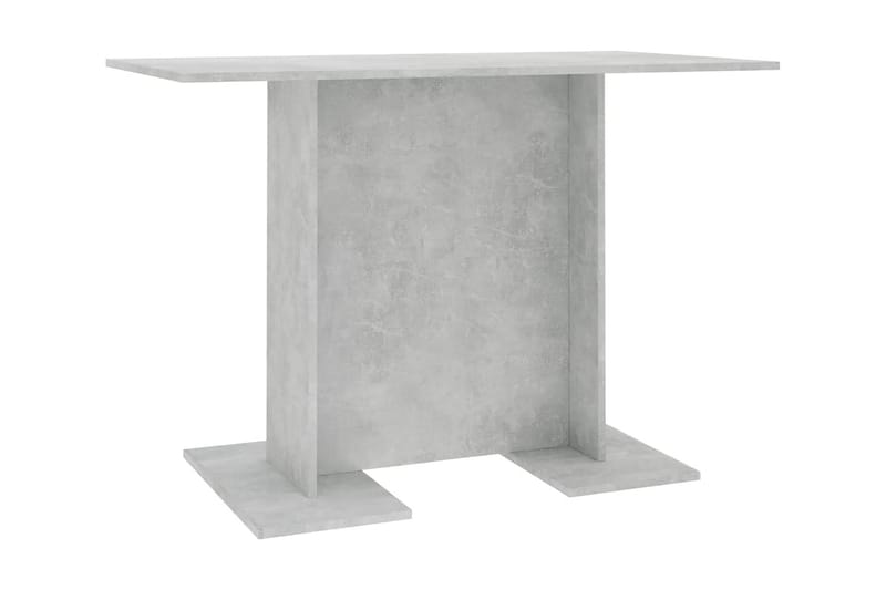 Matbord betonggrå 110x60x75 cm spånskiva - Grå - Bord - Matbord & köksbord
