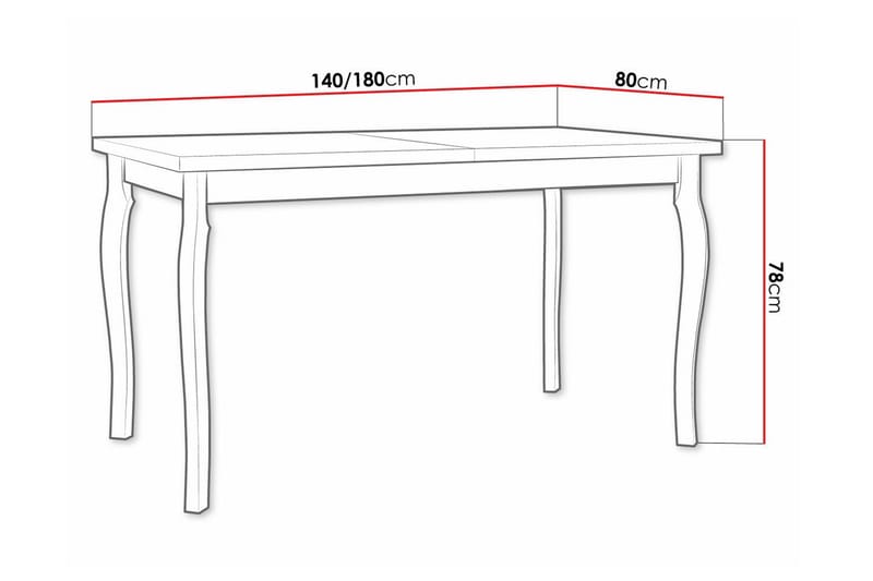 Patrickswell Matbord 80 cm Vit - Möbler - Matplats - Matbord & köksbord