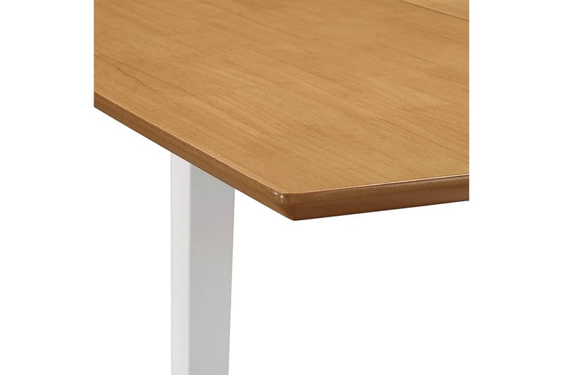 Utdragbart matbord (80-120)x80x74 cm vit MDF - Vit - Möbler - Matplats - Matbord & köksbord