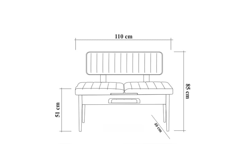 ALLMARAS Matgrupp 5 delar 75 cm Vit/Antracit - Möbler - Matplats - Matgrupp & matbord med stolar