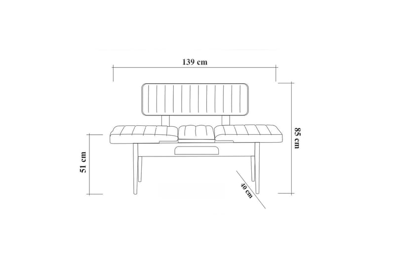 ALLMARAS Matgrupp 5 delar 75 cm Vit/Antracit - Möbler - Matplats - Matgrupp & matbord med stolar