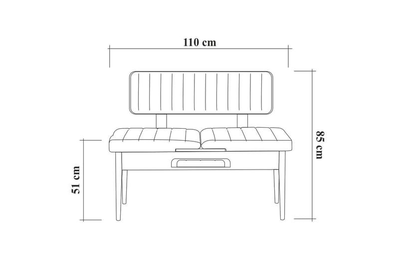 MUNDIN Förlängningsbar Matgrupp 129 cm Vit/Grå - Möbler - Matplats - Matgrupp & matbord med stolar