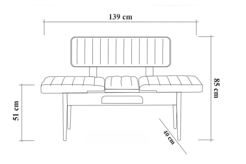 ZEDRICK Matgrupp 5 delar 75 cm Trä/natur - Möbler - Matplats - Matgrupp & matbord med stolar