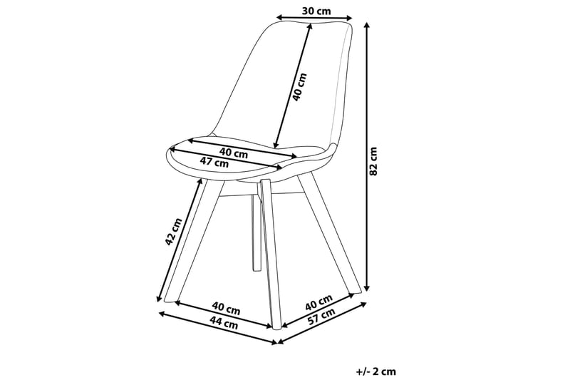 GARGJAURE II Sammetsstol 2-pack Blå - Möbler - Matplats - Matstol & köksstol