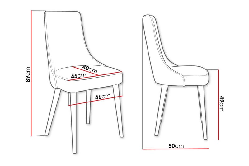 Glenarm Matstol Grå/Svart - Möbler - Matplats - Matstol & köksstol