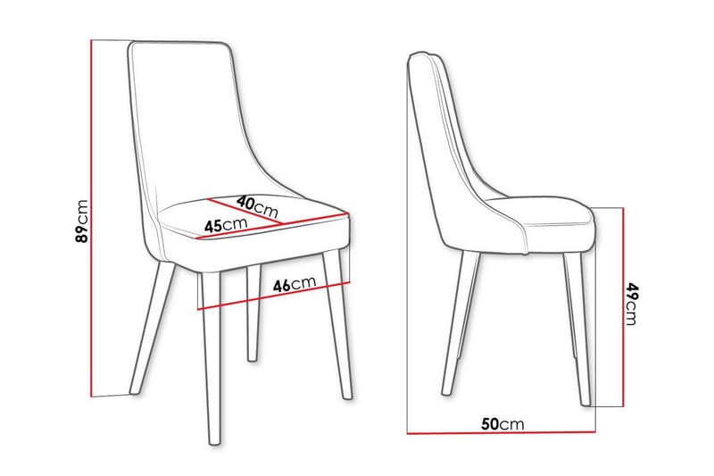 Glenarm Matstol Grå/Svart - Möbler - Matplats - Matstol & köksstol