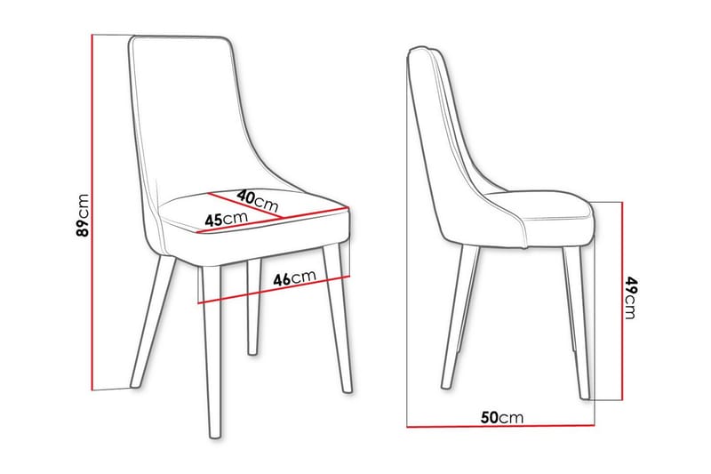 Glenarm Matstol Grå/Svart - Möbler - Matplats - Matstol & köksstol