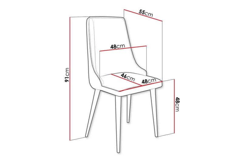 Glenarm Matstol Mörkblå/Svart - Möbler - Matplats - Matstol & köksstol