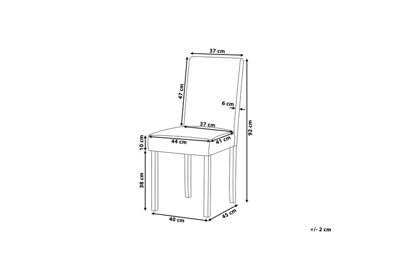 JANDL Stol 2-Pack Brun - Möbler - Matplats - Matstol & köksstol