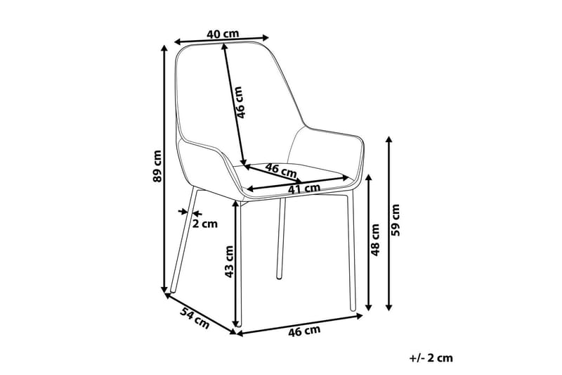 LANDVETTER Stol 2-pack Rosa - Möbler - Matplats - Matstol & köksstol